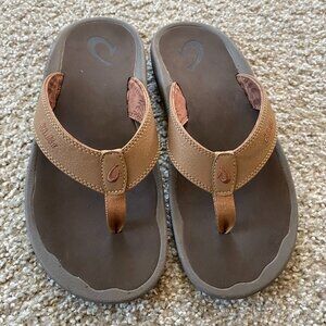 Men's Olukai Ohana Sandals/Flip Flops in Tan/Java US Size 10